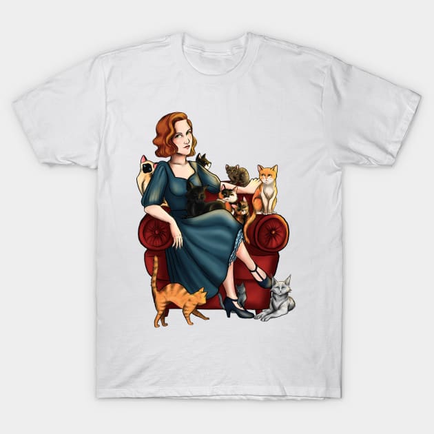 Cat Lady T-Shirt by Molly11